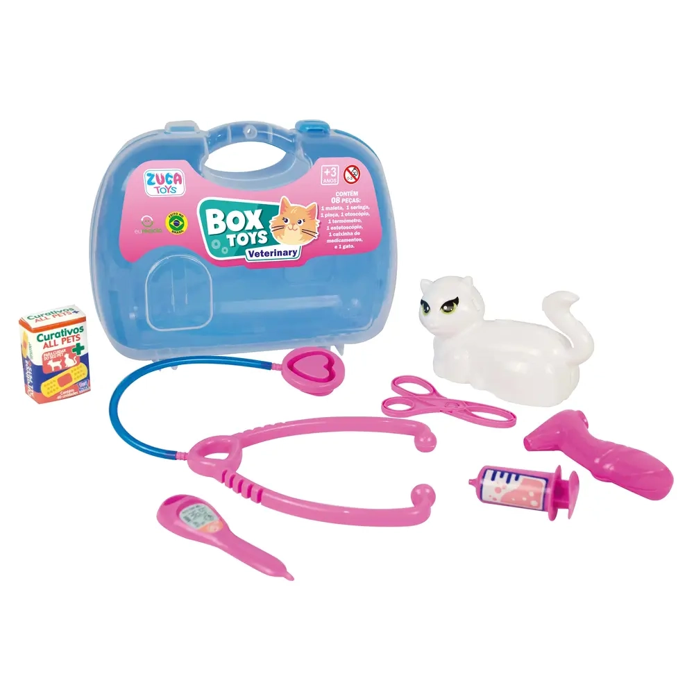 8137 – Maleta Veterinário Gato – Zucatoys